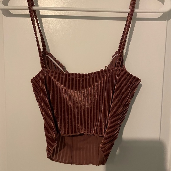 Shein Tank Shiny Textured sz Small 4 - Picture 5 of 8